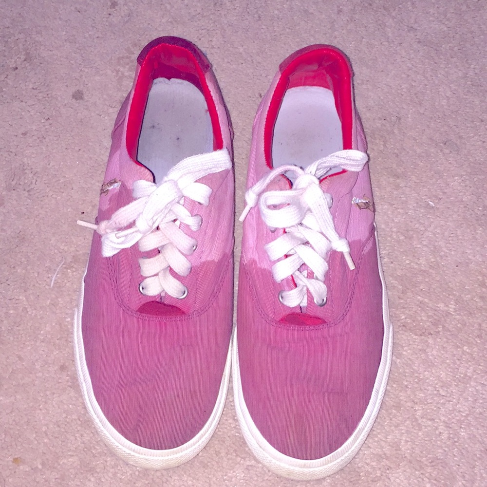 Pink/salmon polo shoes. Size 11.